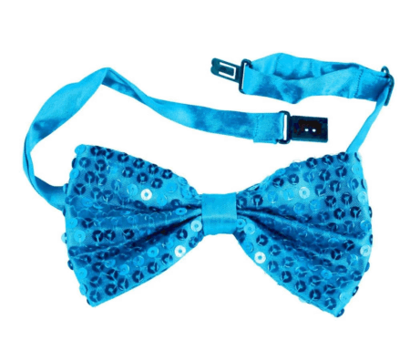 Gece Işıltısı Altın Payetli Pullu Papyon Çocuklar İçin Şık Aksesuar