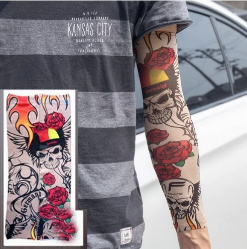 Çocuk Giyilebilir Kol Dövmesi Çorap Dövme 3D Baskılı Kol Bacak Dövme 2 Adet Model 17 - Görsel 2