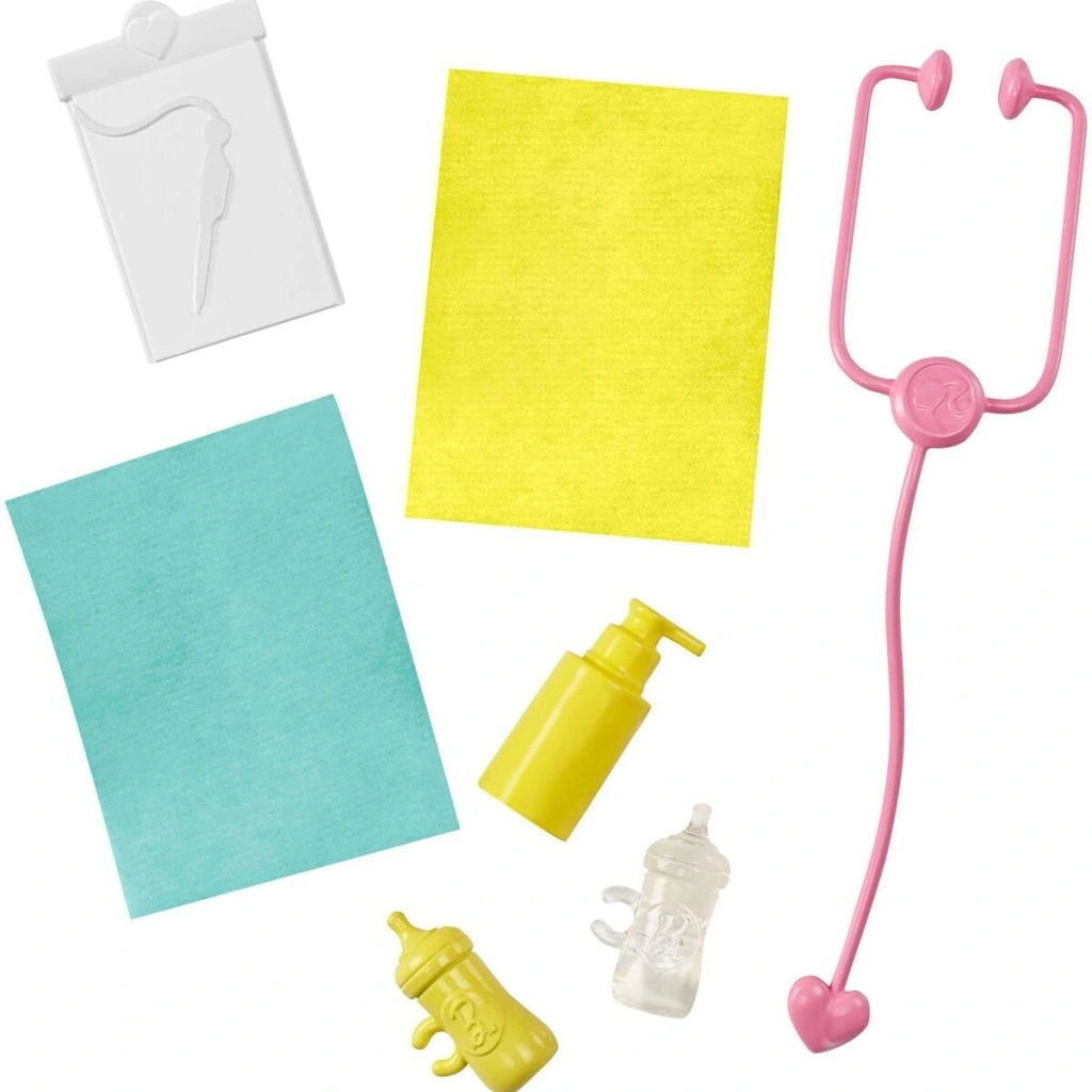 Eğitici Oyuncak GKH23 Barbie Bebek Doktoru - Sarışın - Görsel 4