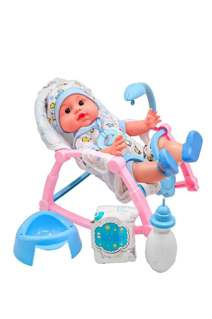 Global Robin Pusetli Konuşan Bebek GL100972 - Görsel 2