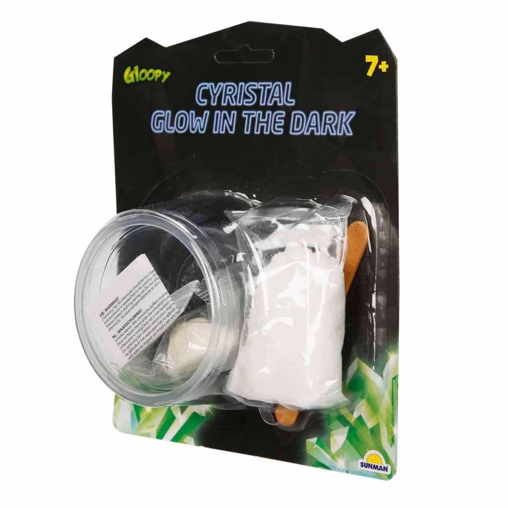 Çocuk Gloopy Karanlıkta Parlayan Kristal Yapım Seti - Görsel 3