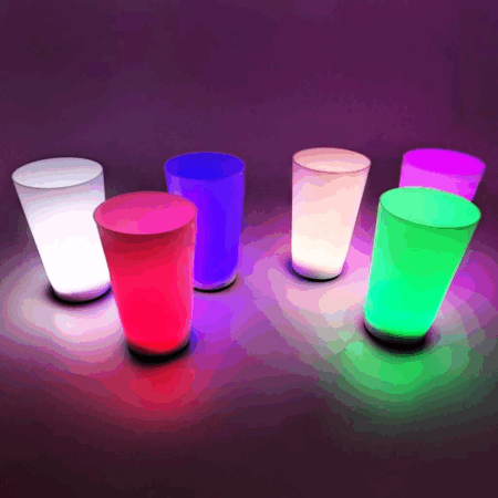 Glow Parti Bardakları 6 Renk 6 Adet Parti Eğlencesi