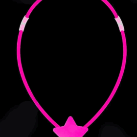 Çocuk   Glow Stick Yıldız Kolye - Glow Kolye - Glow Stick Partisi Yıldız Kolye 6 Adet