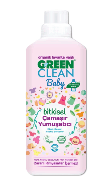 Çocuk Green Clean Baby Bitkisel Çamaşır Yumuşatıcı 1000 ml