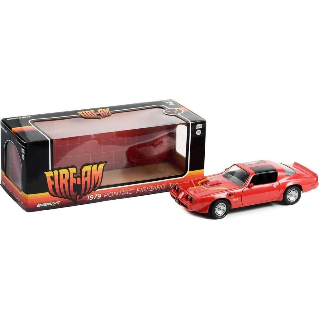 Çocuk Greenlight 1:18 1979 Pontiac Firebird Trans Am Red Bird - Görsel 2