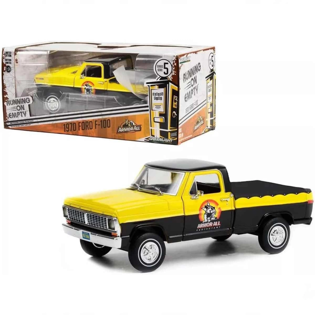 Çocuk Greenlight 1:24 1970 Ford F-100 Armor All - Görsel 2