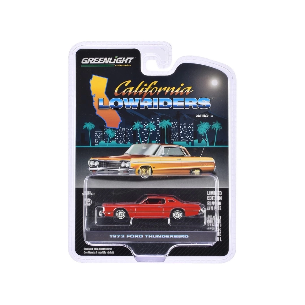 Eğitici Oyuncak Greenlight 1/64 California Lowriders Series 6- 1973 Ford Thunderbird - Görsel 4