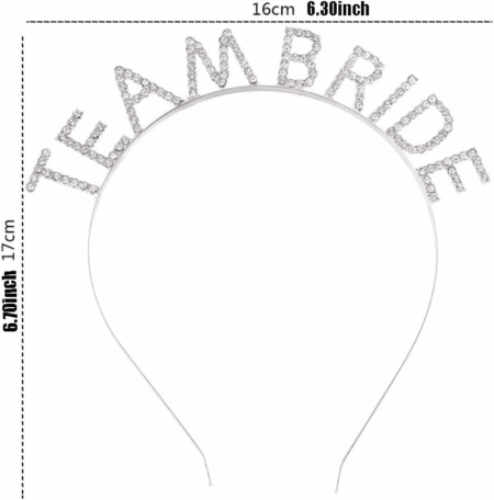 Çocuk Gümüş Kaplama Kristal Taşlı Team Bride Taç 16x17 cm
