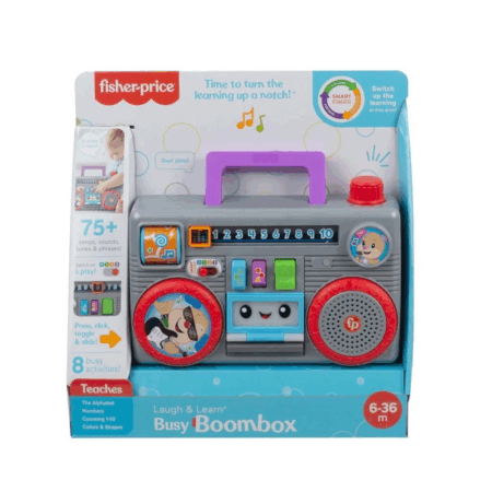 Çocuk GYC04 Fisher-Price® Eğlenceli Müzik Kutusu, Türkçe-İngilizce / +6 ay