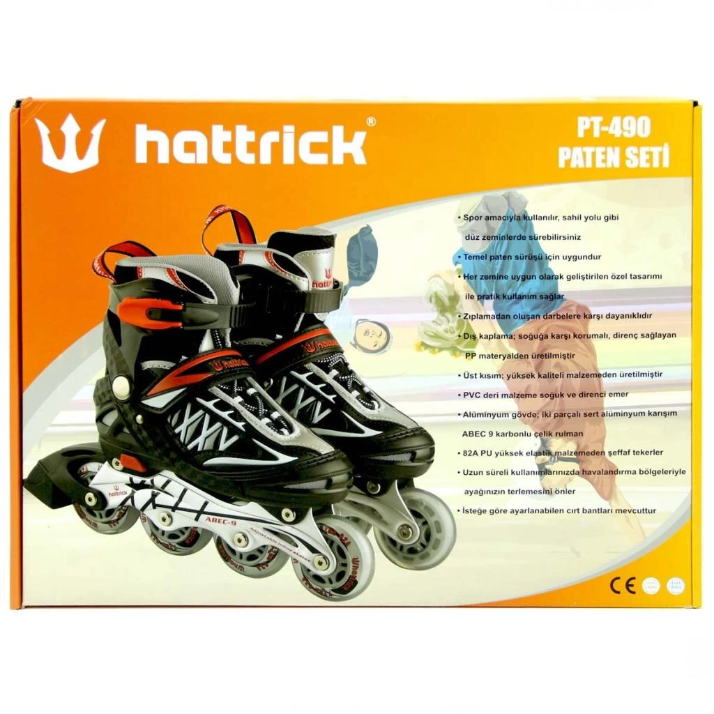 Hattrick PT 490 Kırmızı Paten Seti S 30-33 - Görsel 5