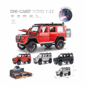 Çocuk HCL-501A Çek Bırak 1:22 Sesli Ve Işıklı Buharlı G-Lüx Metal Jeep