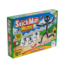 Çocuk HED 109 Çöp Adam Stick Man Oyunu -Hobi Oyuncak
