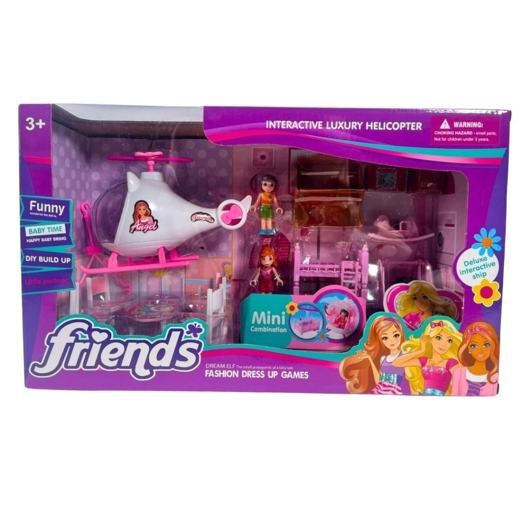 Helikopter temalı yatak oyun setiyle hayal gücü ve rol yapma gelişimi