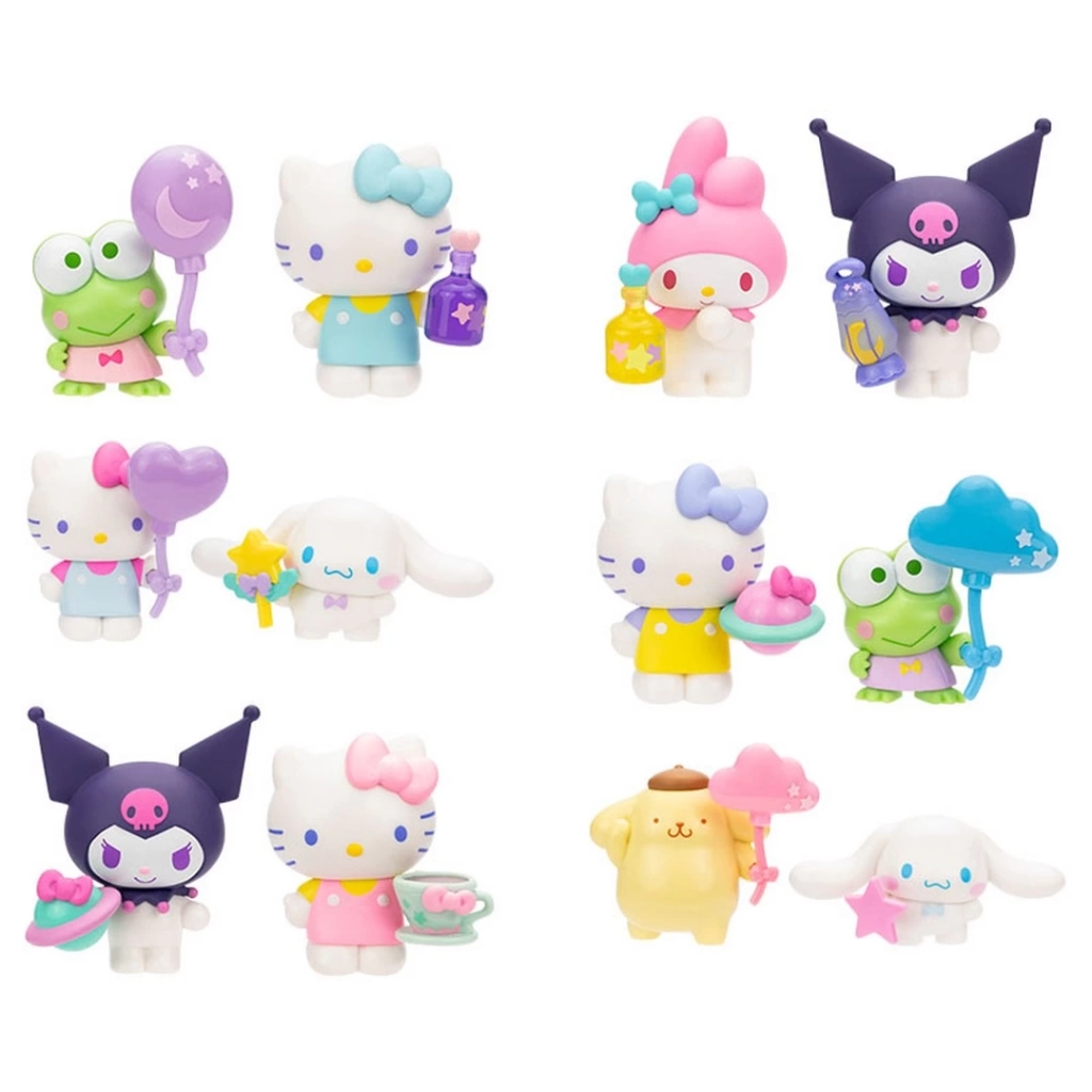 2'li Mini Figür Seti Sevimli Karakter Koleksiyonluk Oyuncak - Görsel 2