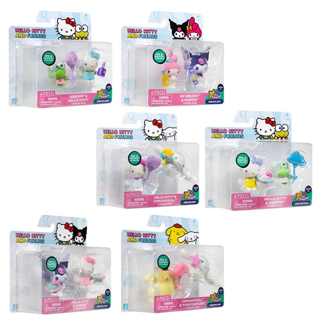 2'li Mini Figür Seti Sevimli Karakter Koleksiyonluk Oyuncak - Görsel 4