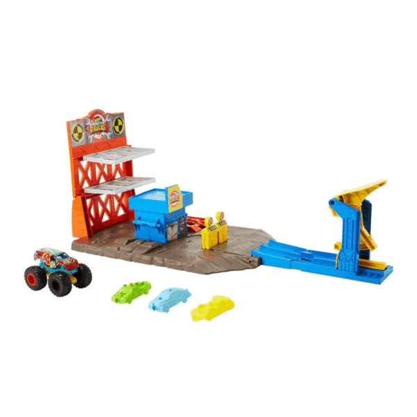 HFB12 Monster Trucks Patlama İstasyonu Oyun Seti , Hot Wheels Monster Trucks - Görsel 3