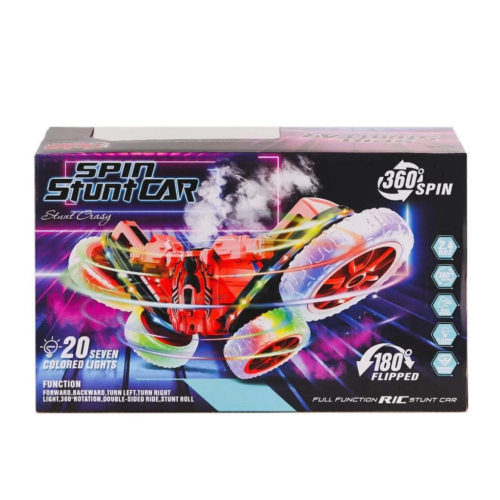 Işıklı Buharlı Stunt Araba! Çocukların Motor Becerilerini Geliştiren Eğlenceli Akrobatik Araç - Görsel 3