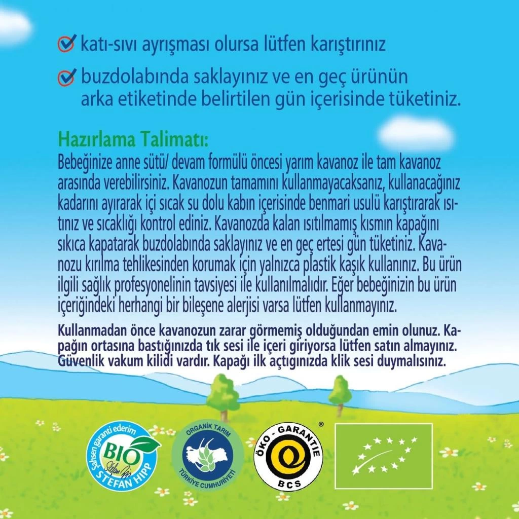 Hipp Organik Sebze Karışımı 125 Gr - Görsel 2