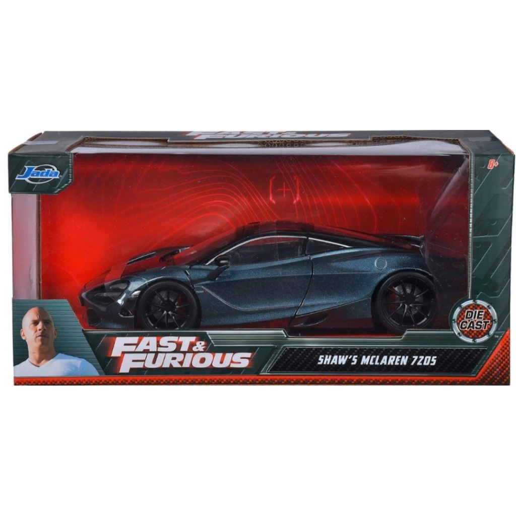 Eğitici Çocuk Hızlı & Öfkeli Shaw's McLaren 720S Model Aracı - Görsel 3