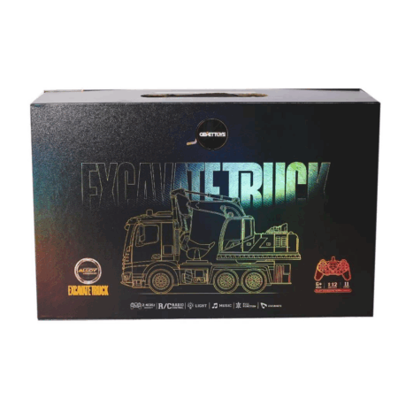 Çocuk HJ8001-2 Kumandalı  Metal  Excavate Truck -Gepettoys