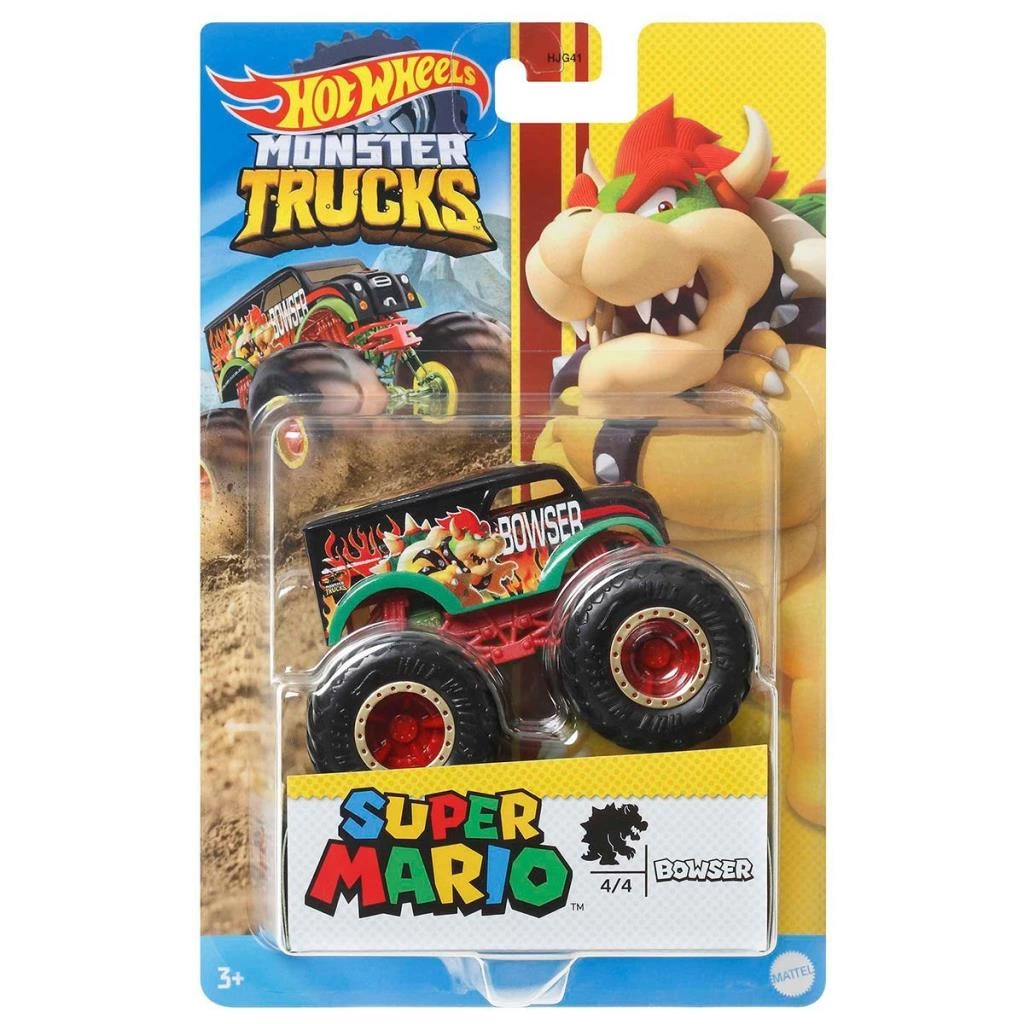HJG41 Hot Wheels Monster Trucks Gösteri Dünyası Temalı 1:24 Arabalar - Görsel 2