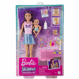 Çocuk HJY33 Mavi Saçlı Skipper Bebek Bakıcısı  ve Oyun Seti