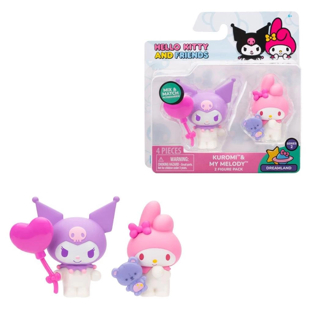 2'li Mini Figür Seti Sevimli Karakter Koleksiyonluk Oyuncak - Görsel 2