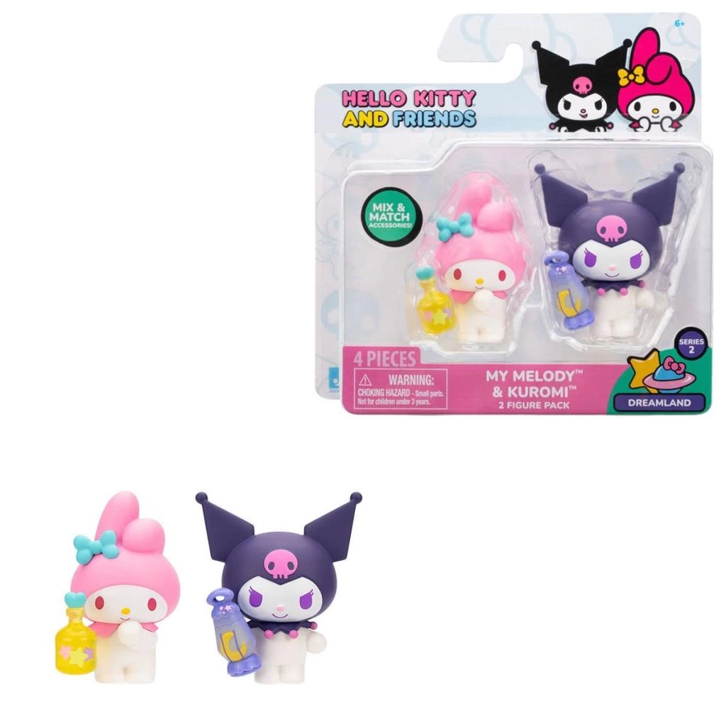 2'li Mini Figür Seti Sevimli Karakter Koleksiyonluk Oyuncak - Görsel 4