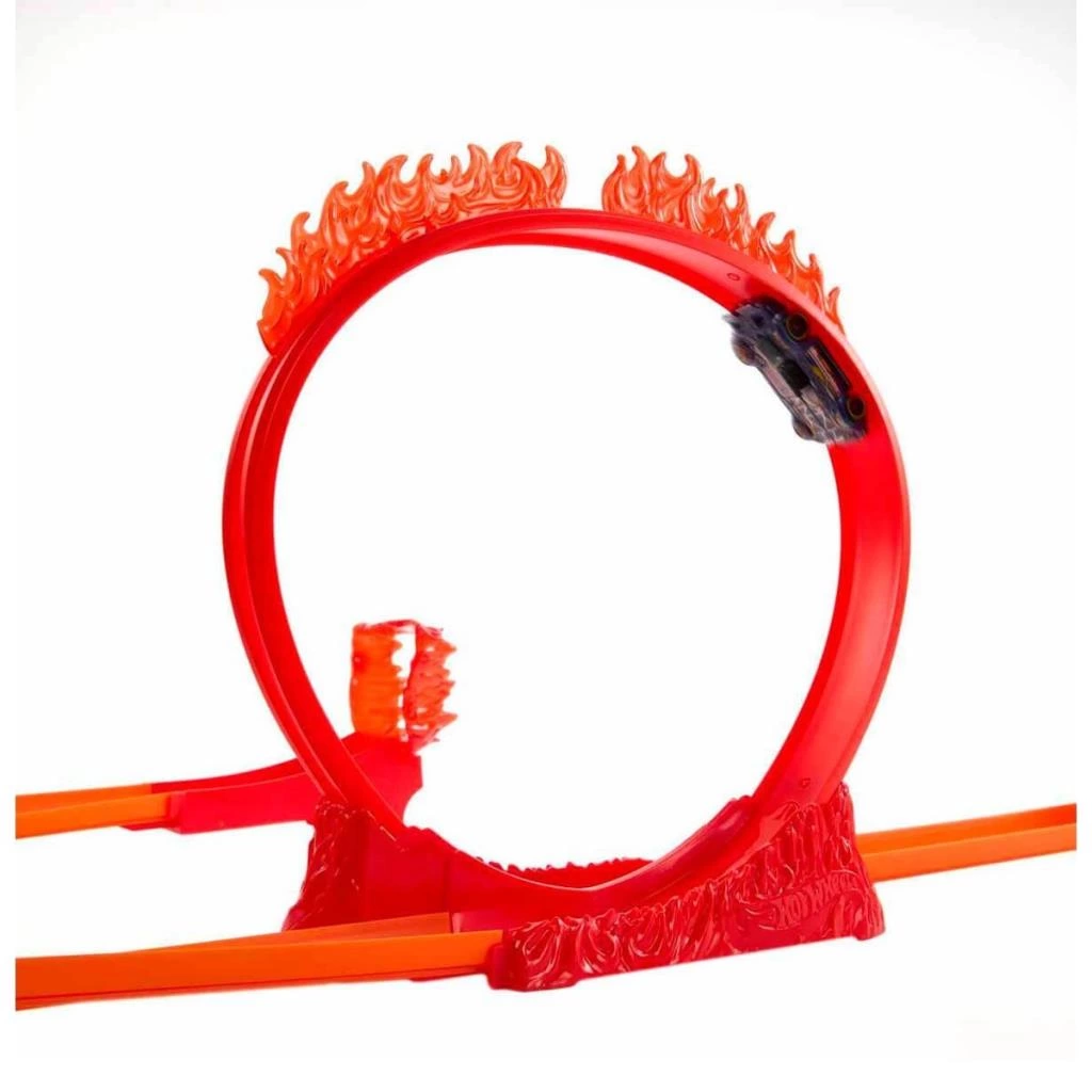 Çocuk HMC04 Hot Wheels Track Builder Alev Temalı Akrobasi Seti - Görsel 3