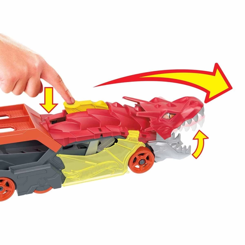 Hot Wheels Fırlatıcı ve Taşıyıcı Ejderha GTK42 - Görsel 5