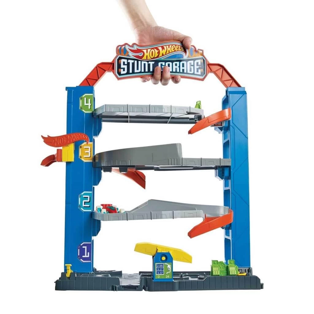 Çocuk Hot Wheels Maceraya Başlangıç Garajı 4 Katlı GNL70 - Görsel 4