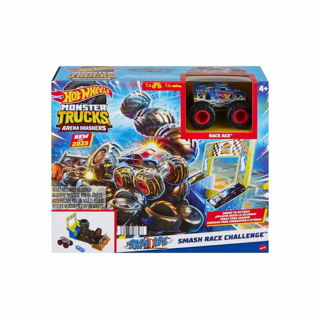 Çocuk Hot Wheels Monster Trucks Arenada Mücadeleye Başlangıç Seti HNB87 - Görsel 3