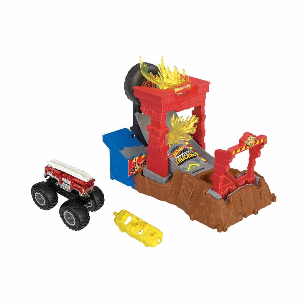 Çocuk Hot Wheels Monster Trucks Arenada Mücadeleye Başlangıç Seti HNB87 - Görsel 4
