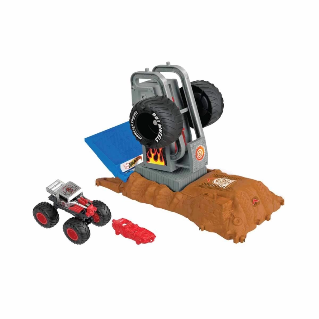 Çocuk Hot Wheels Monster Trucks Arenada Mücadeleye Başlangıç Seti HNB87 - Görsel 5