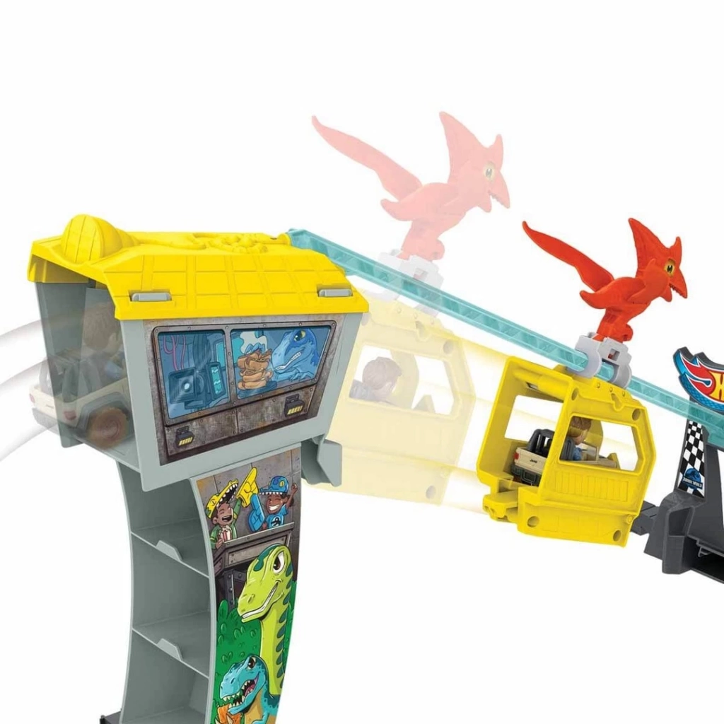 Eğitici Oyuncak Hot Wheels Racerverse Jurassic Pist Seti HTP12 - Görsel 4