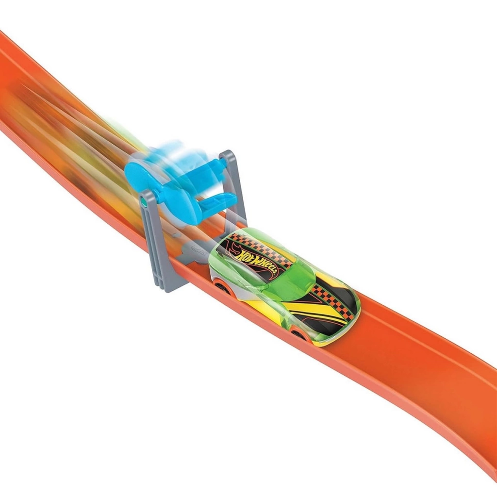 Çocuk Hot Wheels Track Builder Rüzgar Temalı Akrobasi Seti HNJ67 - Görsel 2