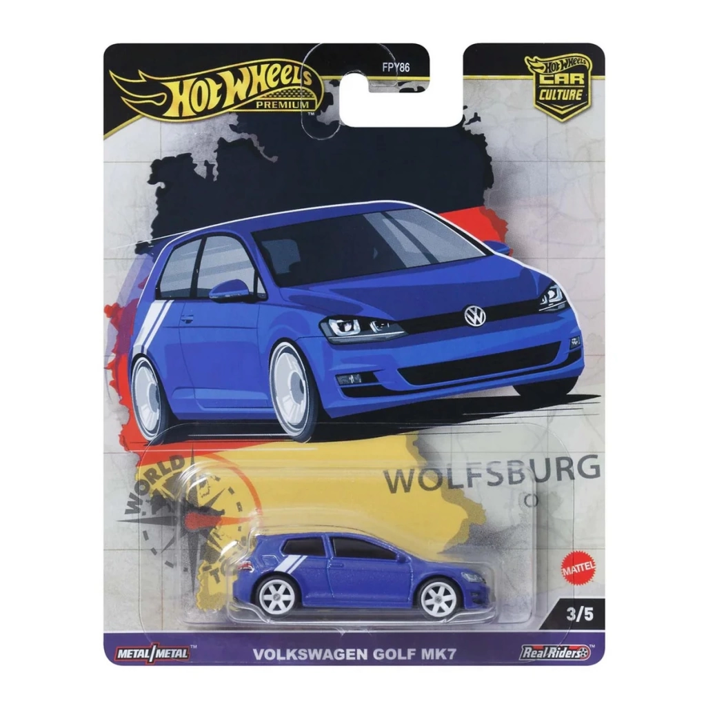 Hot Wheels Wolkswagen Golf MK7 HRV79 - Görsel 3