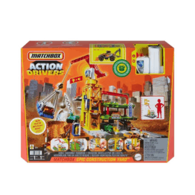 Çocuk HPD63 Matchbox Aksiyon Sürücüleri Muhteşem İnşaat Alanı Oyun Seti