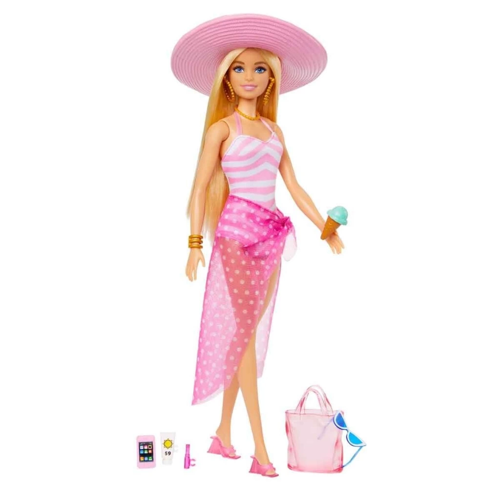 Eğitici Çocuk HPL73 Barbie Plaj Günü Oyun Seti - Barbie - Görsel 4