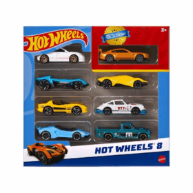 Çocuk HPV78 Hot Wheels 8'li Araba Seti