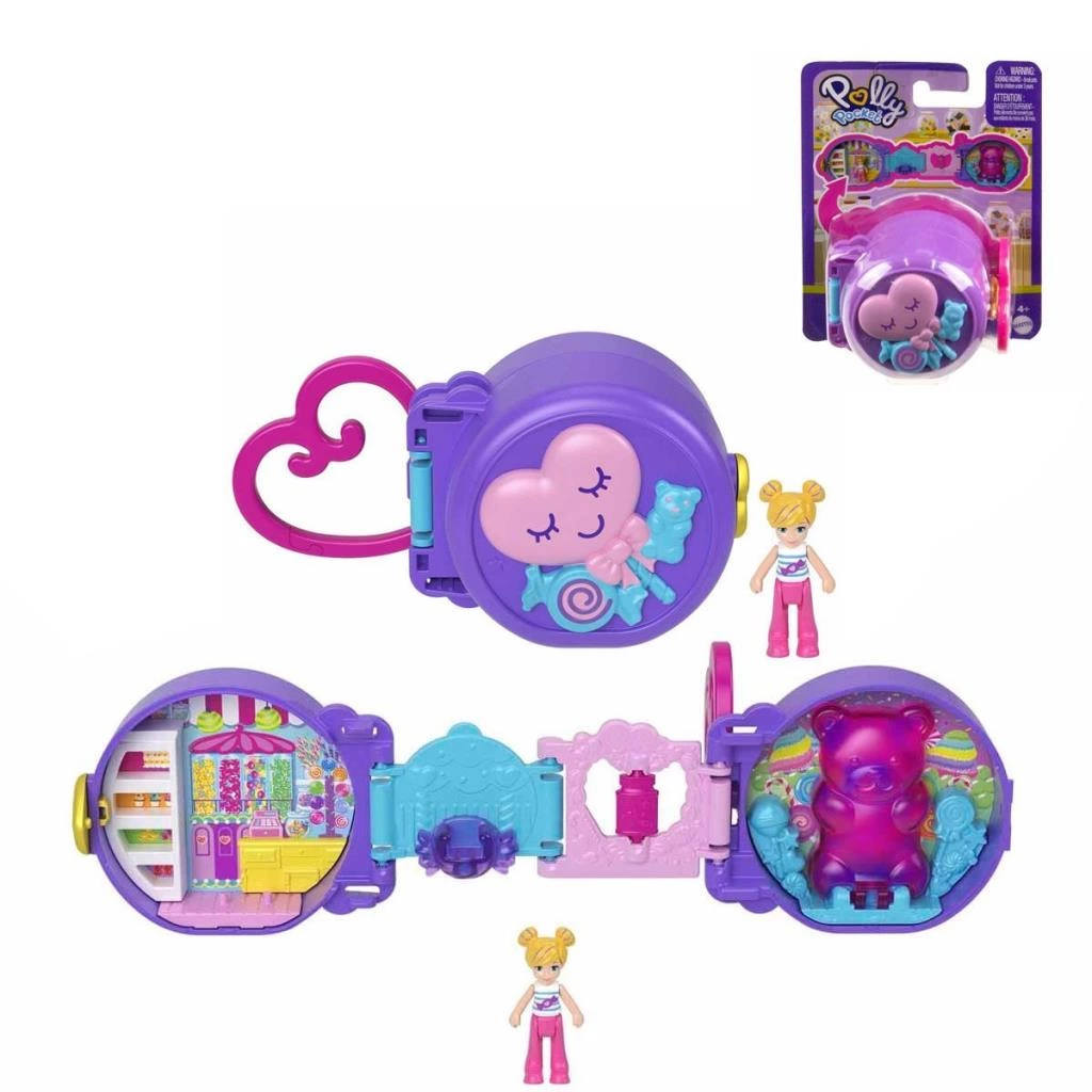 Çocuk HRD73 Polly Pocket Sevimli Hayvancık Temalı Mini Oyun Setleri - Görsel 3