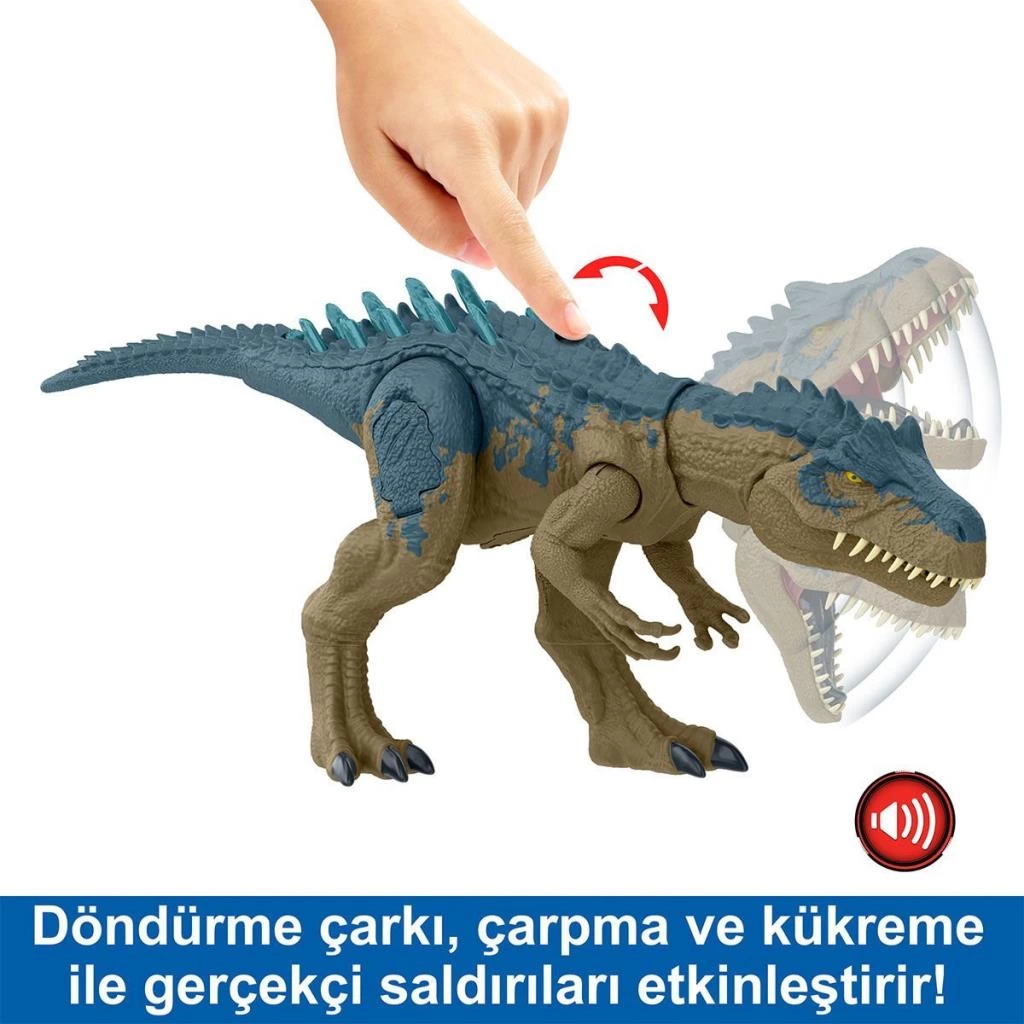 Çocuk Eğitici Oyuncak HRX50 Jurassic World Süper Güçlü Allosaurus Figürü - Görsel 2