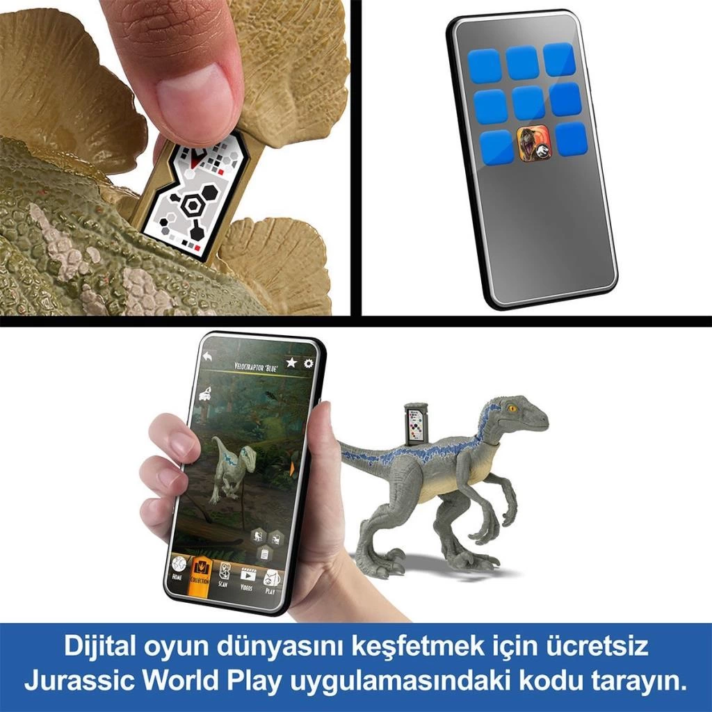 Çocuk Eğitici Oyuncak HRX50 Jurassic World Süper Güçlü Allosaurus Figürü - Görsel 5