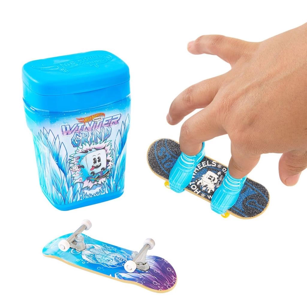 Çocuk HTP10 Hot Wheels Skate İkili Parmak Kaykay Kutusu (Aromalı Sakız Kutusu Temalı) - Görsel 4