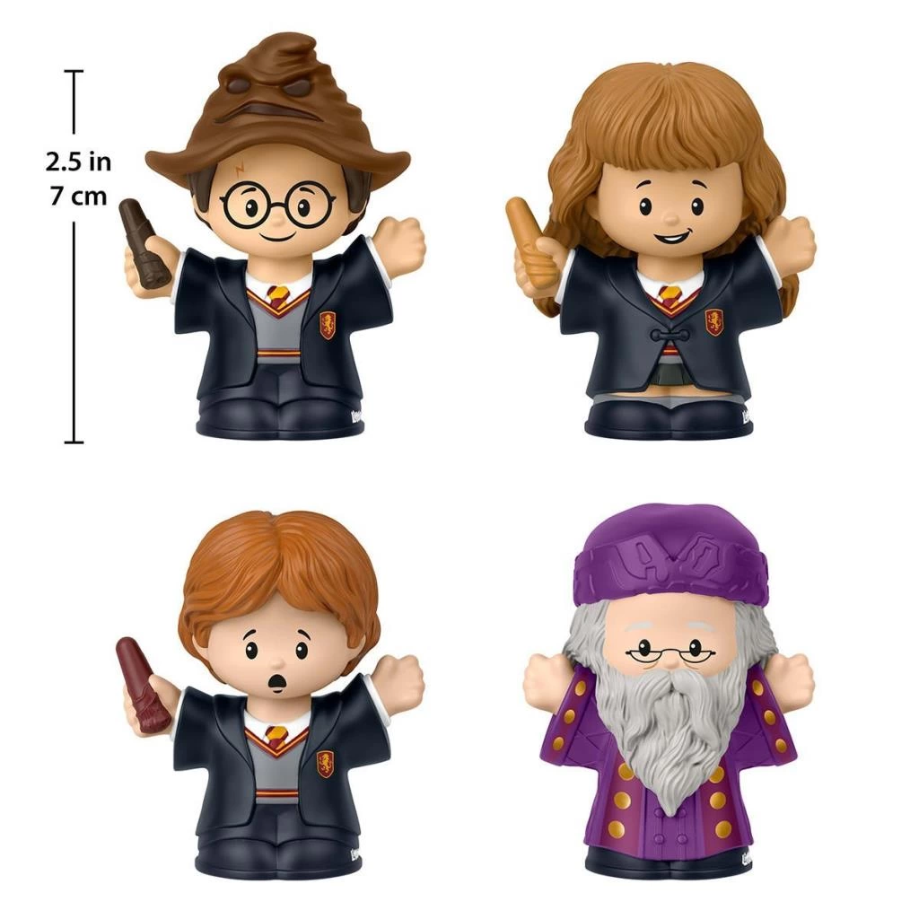 HVG45 Little People Collector Harry Potter ve Felsefe Taşı 4lü Figür Paketi - Görsel 3
