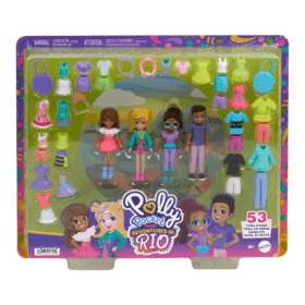 Çocuk HWP23 Polly Pocket Adventures in Rio Moda Oyun Paketi