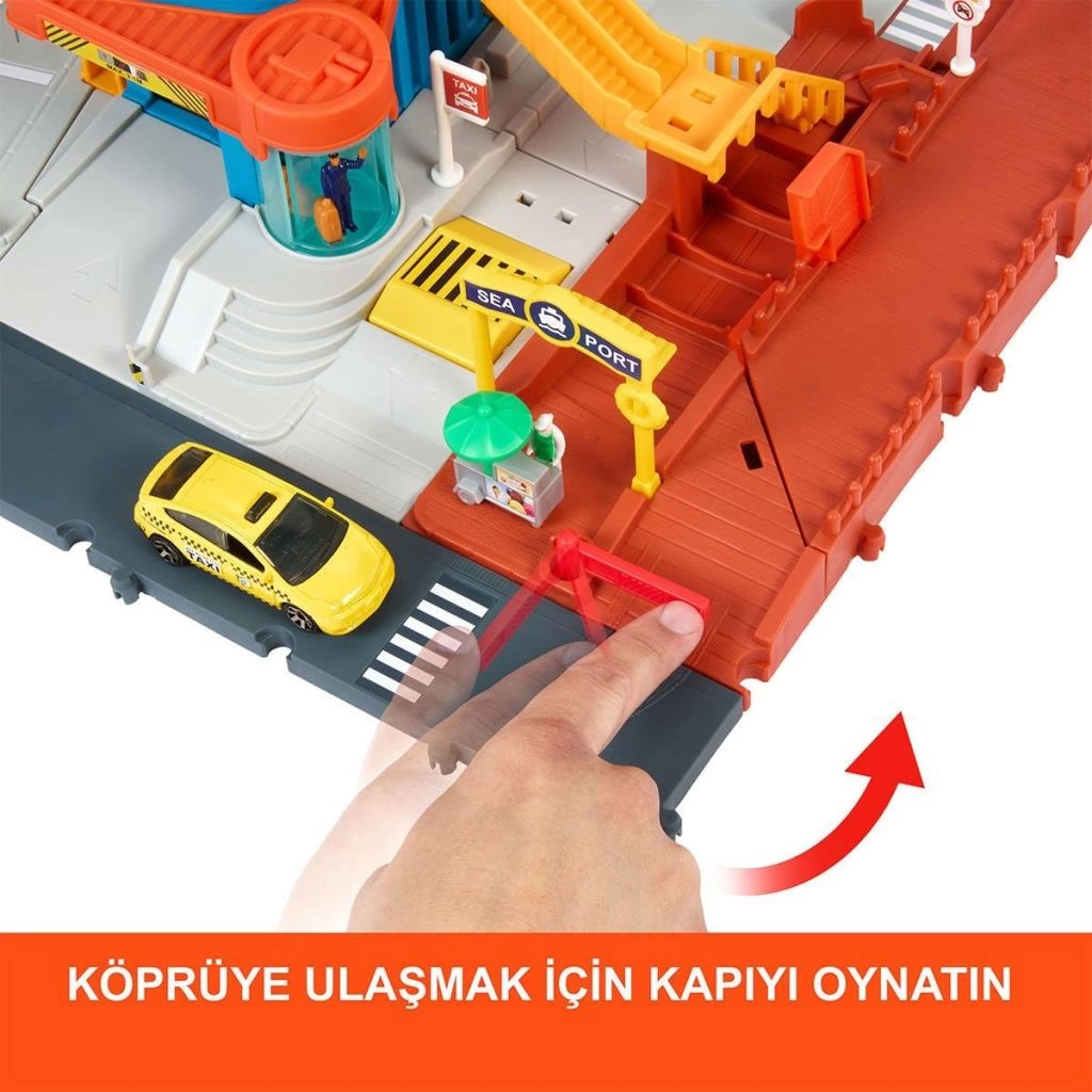 Çocuk HXL47 Matchbox Aksiyon Sürücüleri Şehir Maceraları Oyun Seti - Görsel 3