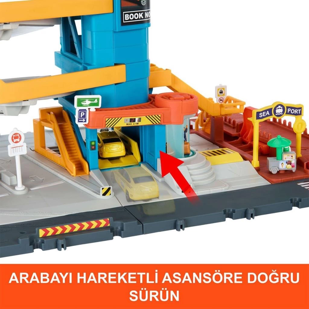 Çocuk HXL47 Matchbox Aksiyon Sürücüleri Şehir Maceraları Oyun Seti - Görsel 4
