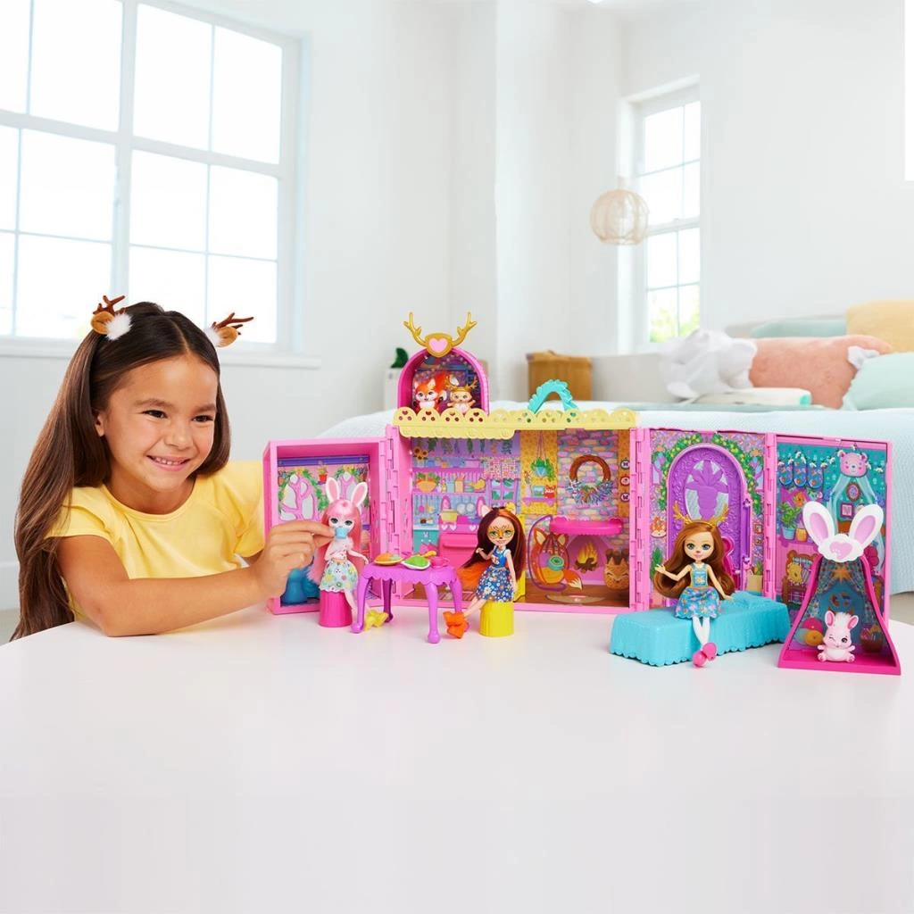 HXL53 Enchantimals Ana Karakter Bebekler Evi - Görsel 5