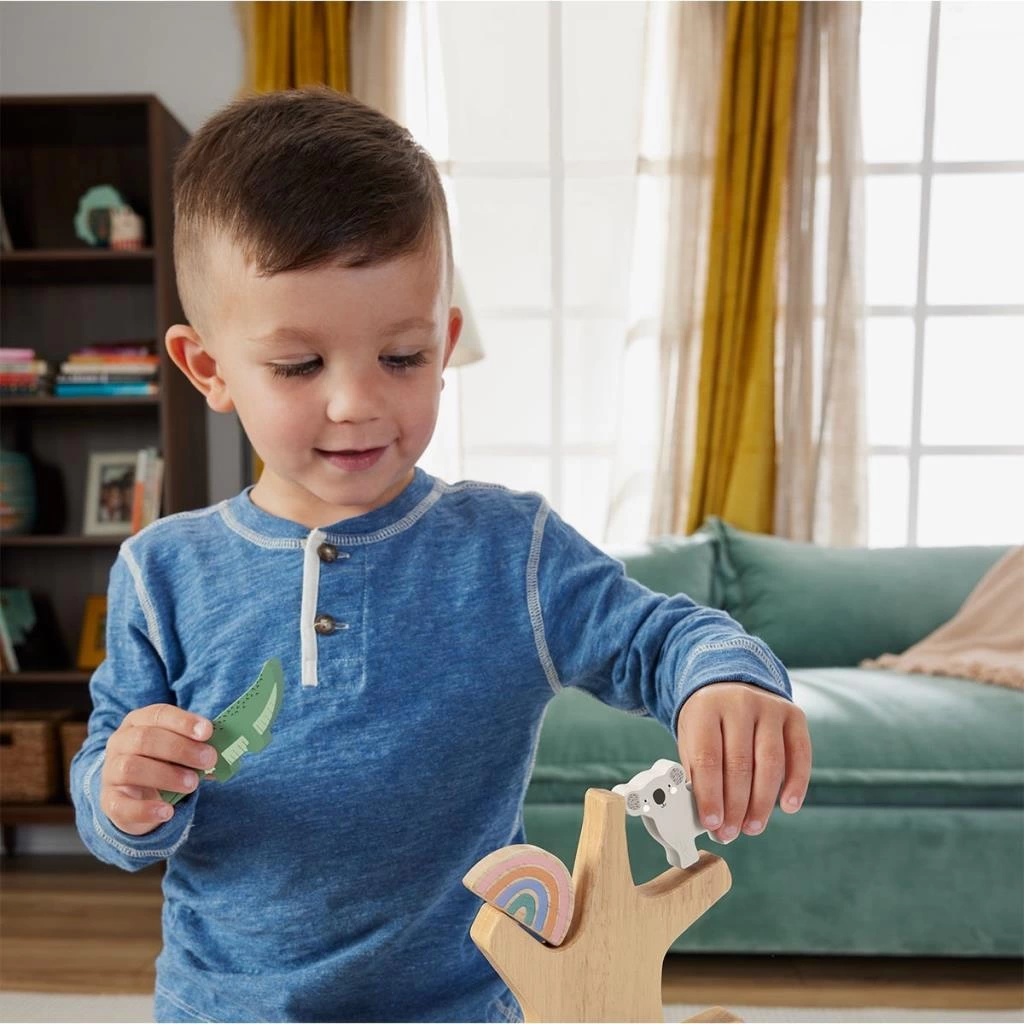 Çocuk HXT87 Fisher Price Ahşap Denge Ağacı - Görsel 5